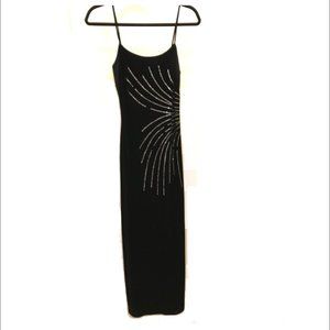Black Velvet - Vintage Prom Dress